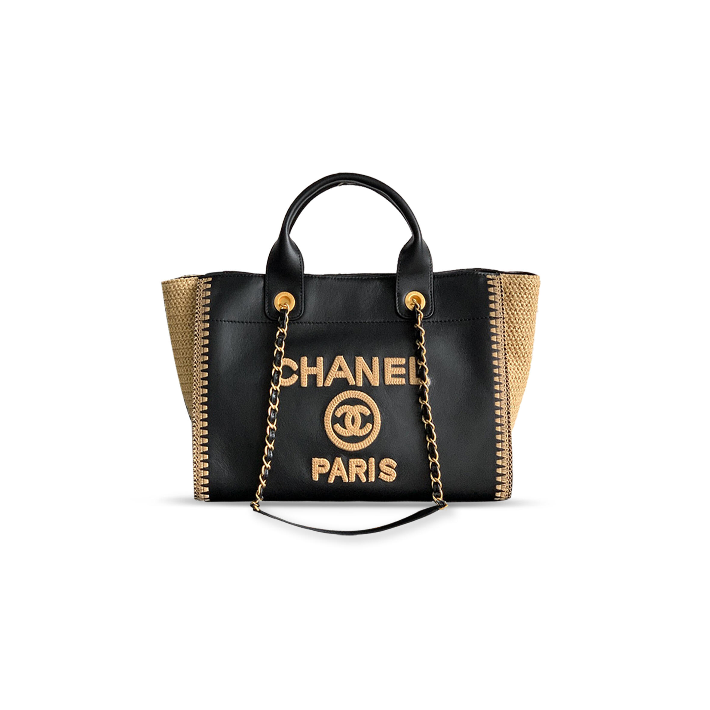 Ch*el shopping tote bag in black 396452 (50*30*22cm)